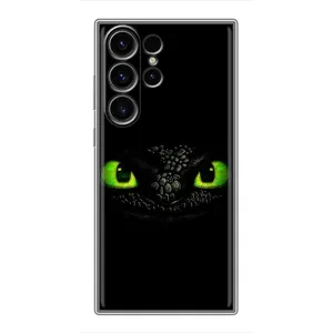 Чехол дракон Беззубик для Samsung Galaxy S22 Ultra (Глаза Беззубика)