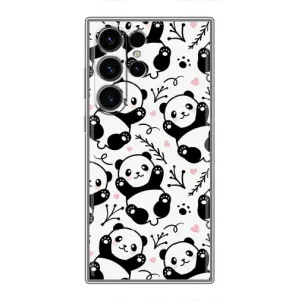 Чехлы с Пандами на Samsung Galaxy S22 Ultra (Пандочки)