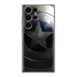 Чохол с Щітом Капітана Америки на Samsung Galaxy S22 Ultra (Ретро Щит Капітана)