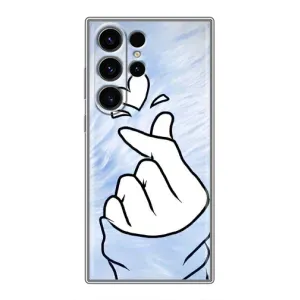 Чехлы (Знак сердечка) на Samsung Galaxy S22 Ultra (Сердечка знак)