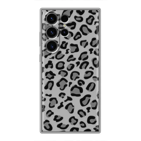 Чехол с рисунком «Темный леопрад» для Samsung Galaxy S22 Ultra