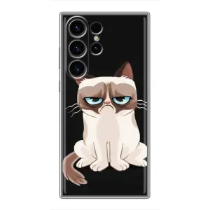 Чехол на тематику: Коты для Samsung Galaxy S22 Ultra (Взгляд кота)