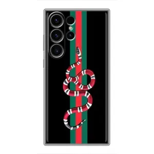 Чехлы Бренд GUCCI для Samsung Galaxy S22 Ultra (Змей Гуччи)