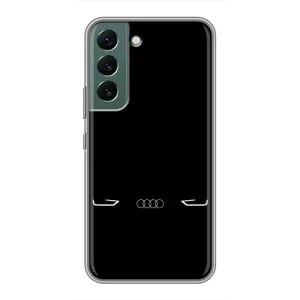 Силиконовый бампер с картинкой машины на Samsung Galaxy S22 (Силует Audi)