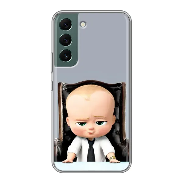 Чехол с рисунком «BOSS» для Samsung Galaxy S22
