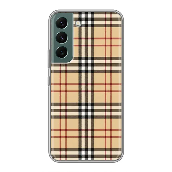 Чехол с рисунком «Burberry стиль» для Samsung Galaxy S22 Чехол с рисунком «Burberry стиль» для Samsung Galaxy S22