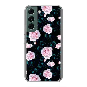 Чехлы с принтом Розочки для Samsung Galaxy S22 (Чайные розы)
