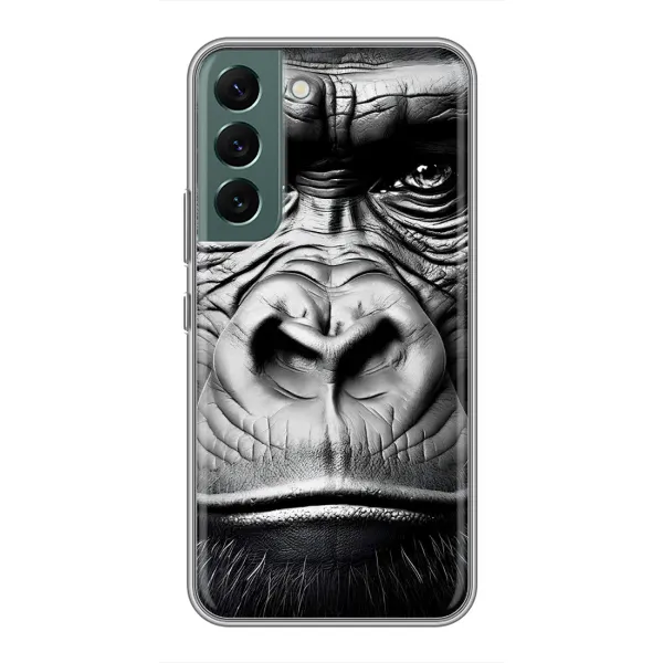 Чехол с рисунком «Черная обезьяна» для Samsung Galaxy S22 Чехол с рисунком «Черная обезьяна» для Samsung Galaxy S22