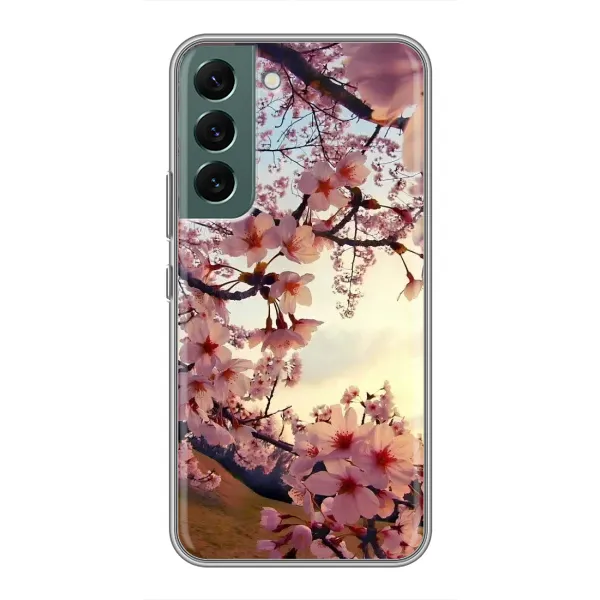 Чехол с рисунком «Цветущая сакура» для Samsung Galaxy S22 Чехол с рисунком «Цветущая сакура» для Samsung Galaxy S22