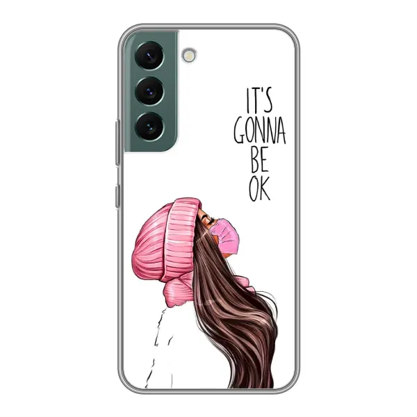Чехол с рисунком «Девушка в маске» для Samsung Galaxy S22 Чехол с рисунком «Девушка в маске» для Samsung Galaxy S22