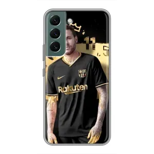 Силиконовый Чехол Samsung Galaxy S22 (Gold Neymar)