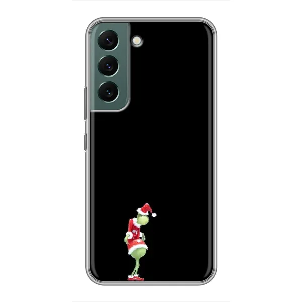 Чохол з малюнком «Грінч на чорному» для Samsung Galaxy S22 Чохол з малюнком «Грінч на чорному» для Samsung Galaxy S22