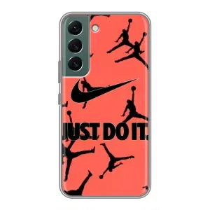 Силіконовый Чохол Nike Air Jordan на Самсунг Галаскі С22 (Just Do It)