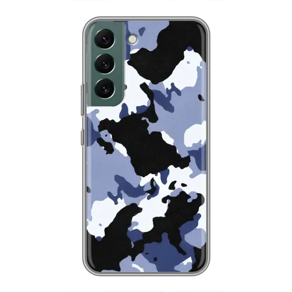 Чехол с рисунком «Камуфляжный Серый» для Samsung Galaxy S22 Чехол с рисунком «Камуфляжный Серый» для Samsung Galaxy S22