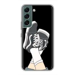 Чехол с Прикольным принтом на Samsung Galaxy S22 (Кеды)