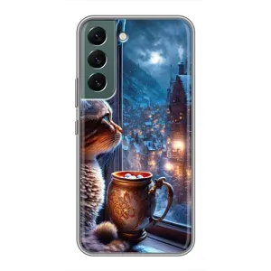 Чохли на Новий Рік Samsung Galaxy S22 (Кіт новорічний)