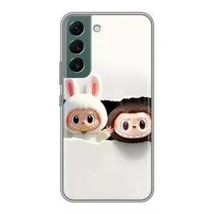 Чехол с принтом Лабубу для Samsung Galaxy S22 (Фигурки Labubu)