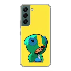Чехол Бравл Старс для Samsung Galaxy S22 (Леон (LEON))