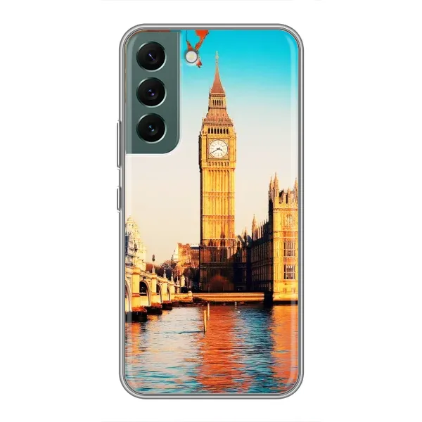 Чехол с рисунком «Летний Лондон» для Samsung Galaxy S22