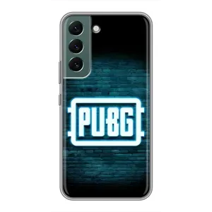 Чехол (TPU) с картинкой "Лого Пабг" на Самсунг Галаски С22 (Лого PUBG)