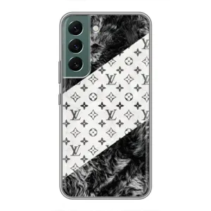 Чохол Стиль Louis Vuitton на Samsung Galaxy S22 (LV на білому)