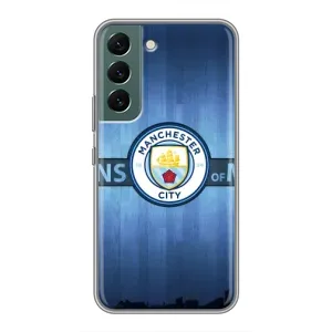 Силиконовые Чехлы принт Футбол на Samsung Galaxy S22 (ManCity)