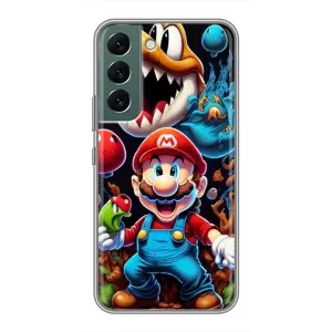 Чехол с рисунком «Марио» для Samsung Galaxy S22