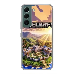 Чехол майнкрафт для Samsung Galaxy S22 (MINECRAFT)