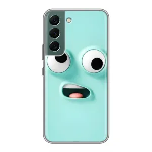 Чехол с рисунком «Забавное мятное лицо» для Samsung Galaxy S22