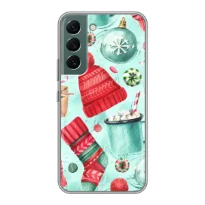 Чохол Санта Клаус для Samsung Galaxy S22 (Одяг)