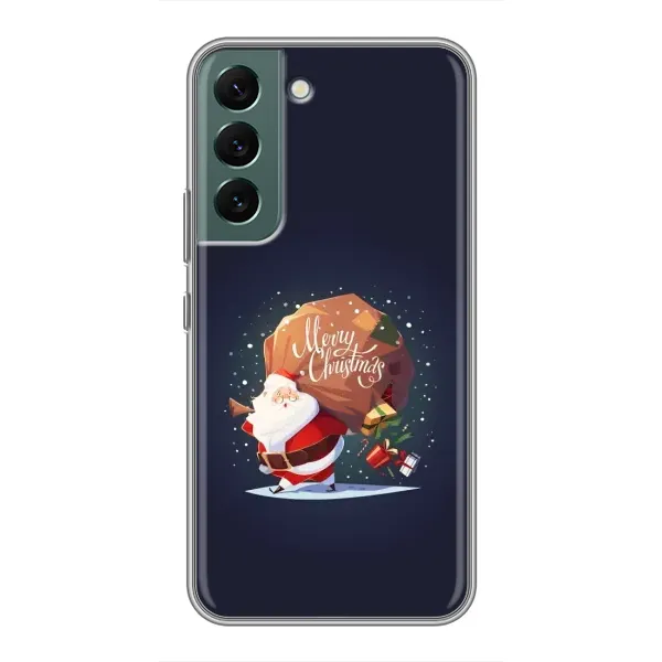Чехол с рисунком «Подарки от Санты» для Samsung Galaxy S22 Чехол с рисунком «Подарки от Санты» для Samsung Galaxy S22