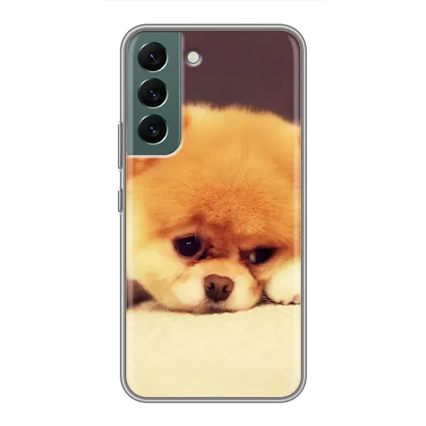 Чехол с рисунком «Померанский шпиц» для Samsung Galaxy S22 Чехол с рисунком «Померанский шпиц» для Samsung Galaxy S22