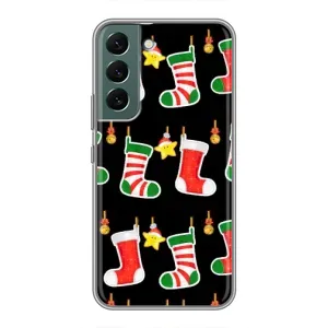 Силіконовий бампер на різдво для Samsung Galaxy S22 (Різдвяні подарунки)