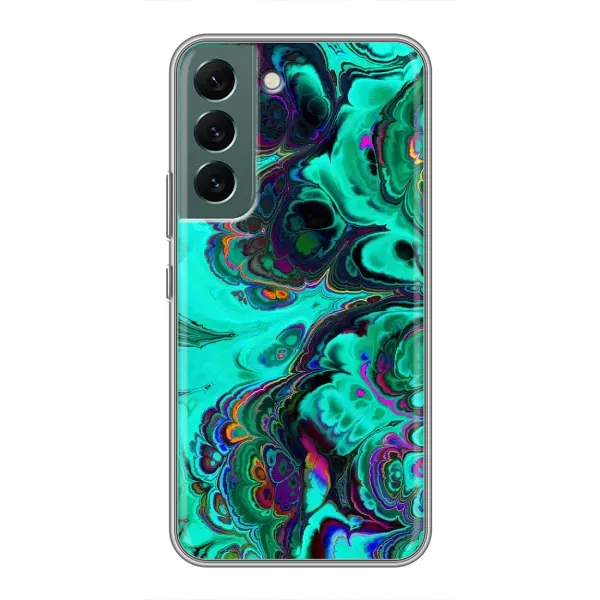Чехол с рисунком «Салатный мрамор» для Samsung Galaxy S22 Чехол с рисунком «Салатный мрамор» для Samsung Galaxy S22