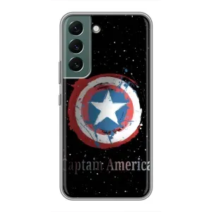 Чохол с Щітом Капітана Америки на Samsung Galaxy S22 (Щит Капітана)