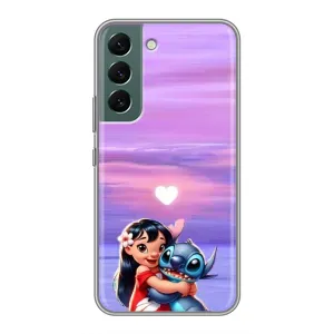 Чехол с рисунком Стич для Samsung Galaxy S22 (Стич и Лило)