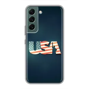Чехол Флаг USA для Samsung Galaxy S22 (USA)
