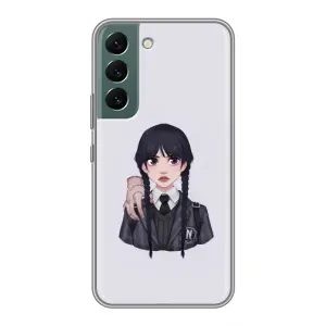 Чехлы с принтом Уэнсдей на Samsung Galaxy S22 (Вещь Венсдей)