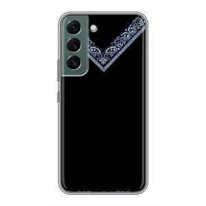 Силиконовый Чехол на Samsung Galaxy S22 (Воротник вышиванки)