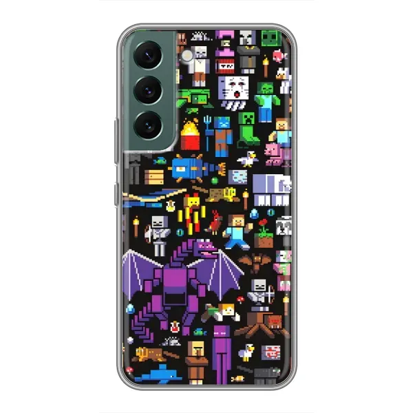 Чехол с рисунком «Все персонажи» для Samsung Galaxy S22