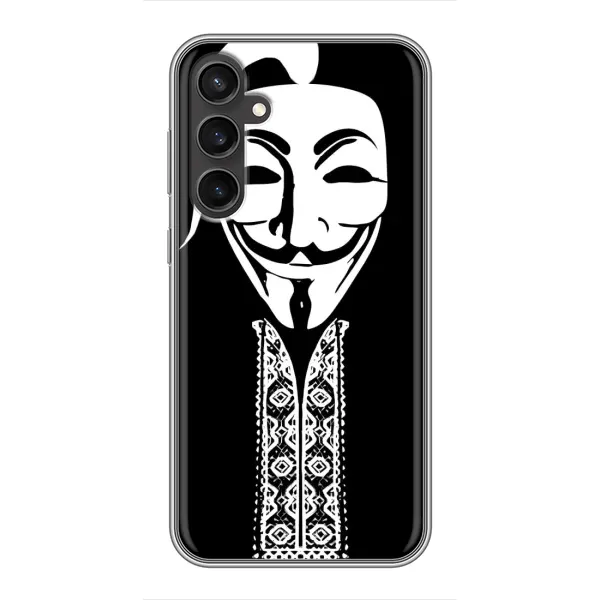 Чехол с рисунком «Анонимус» для Samsung Galaxy S23 FE Чехол с рисунком «Анонимус» для Samsung Galaxy S23 FE