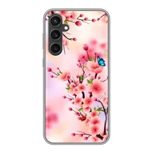 Чехол с принтом САКУРЫ на Samsung Galaxy S23 FE (Бабочки на сакуре)