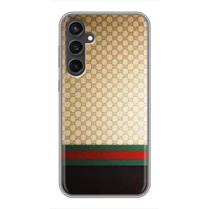 Чехлы Бренд GUCCI для Samsung Galaxy S23 FE (Фон Гуччи)