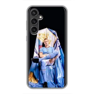Чехлы с принтом для Samsung Galaxy S23 FE Футболист (футболист Холанн)
