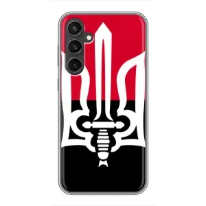 Чехлы УПА (Красно-Чёрный) на Samsung Galaxy S23 FE (Герб Украины)