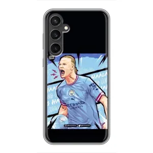 Чехлы с принтом для Samsung Galaxy S23 FE Футболист (гол Эрлинг Холланд)