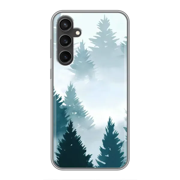 Чехол с рисунком «Горный лес» для Samsung Galaxy S23 FE