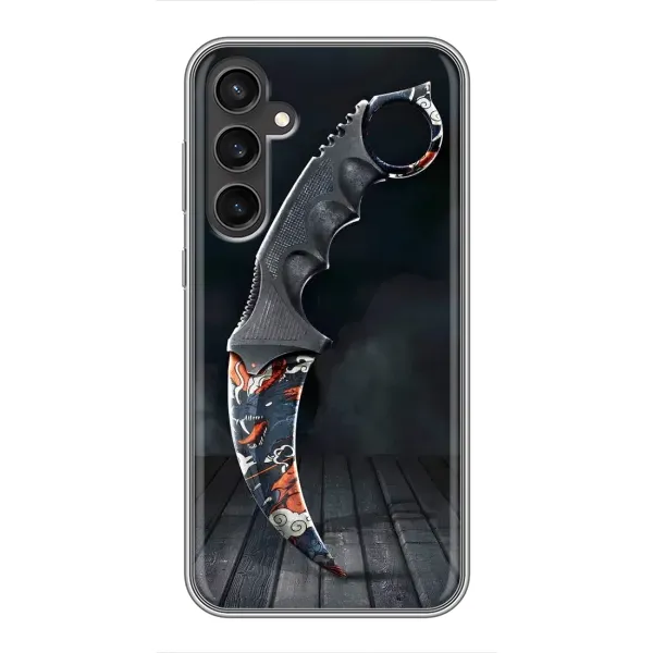 Чехол с рисунком «Кинжал КС ГО» для Samsung Galaxy S23 FE Чехол с рисунком «Кинжал КС ГО» для Samsung Galaxy S23 FE