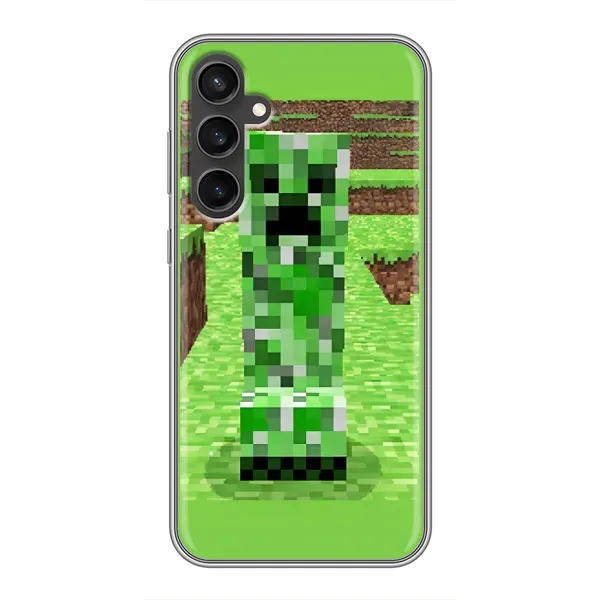 Чехол с рисунком «Крипер 2» для Samsung Galaxy S23 FE Чехол с рисунком «Крипер 2» для Samsung Galaxy S23 FE