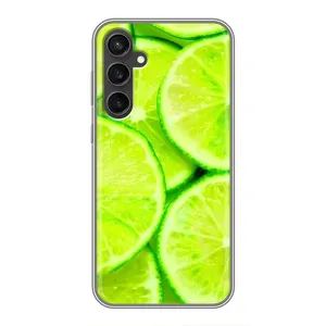 Чохол з зображенням смачної їжі для Samsung Galaxy S23 FE (Лайм)